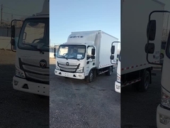 FOTON รถบรรทุกตู้เย็น 4x2 ปลา เนื้อผัก ผลไม้ 4 กระบอก รถบรรทุกตู้เย็นดีเซล